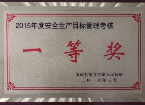 公司近期所獲寶應縣望直港鎮(zhèn)黨委、政府授予的榮譽